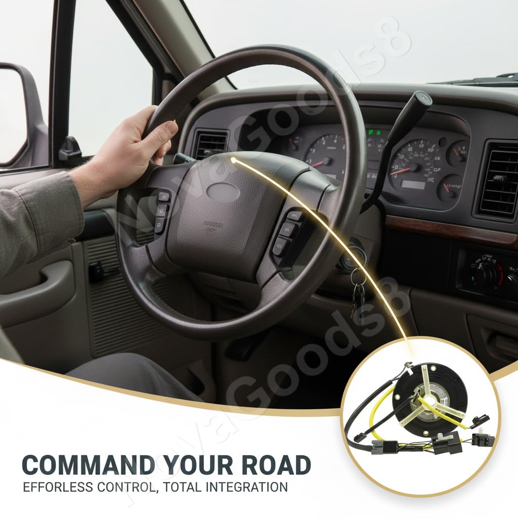 Dash Clock for Dashboard Spring Replacement for Ford F-150 1994, F-250 1994, F-350 1994, Bronco 1994