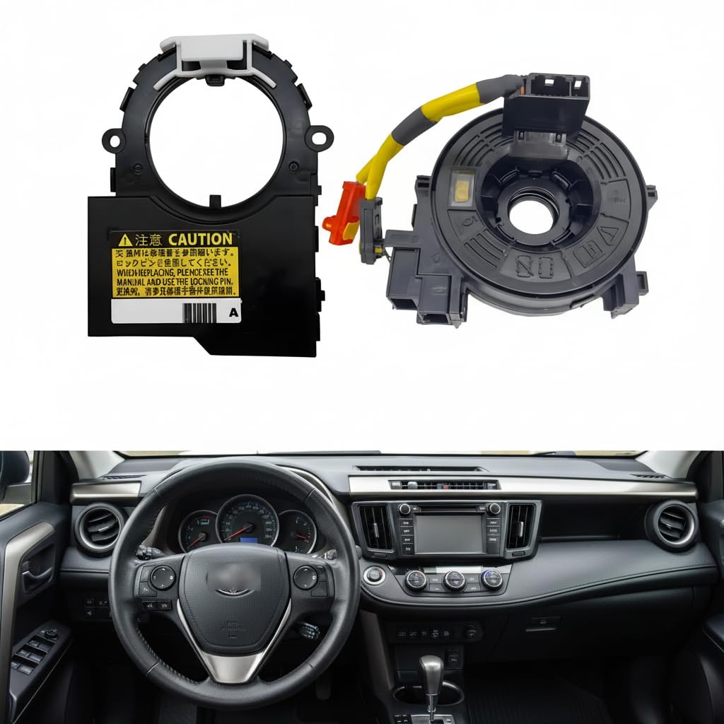 Dash Clock for Dashboard Spring Replacement for Corolla2014-2019,Highlander 2014-2019,Toyota Camry/RAV4 2013-2018,Tacoma 2016-2022 with Sensor