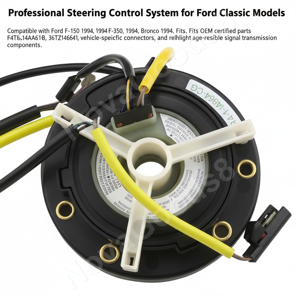 Dash Clock for Dashboard Spring Replacement for Ford F-150 1994, F-250 1994, F-350 1994, Bronco 1994