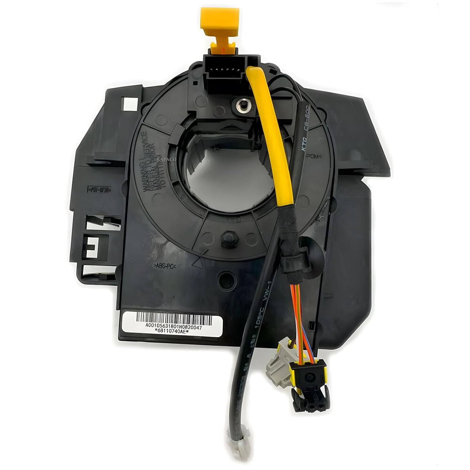 Dash Clock for Dashboard Spring Replacement for Dodge RAM 1500 2013-2022, RAM 2500/3500 2013-2018 with Heated Steering Wheel/Fit All Models (with Angle Sensor)