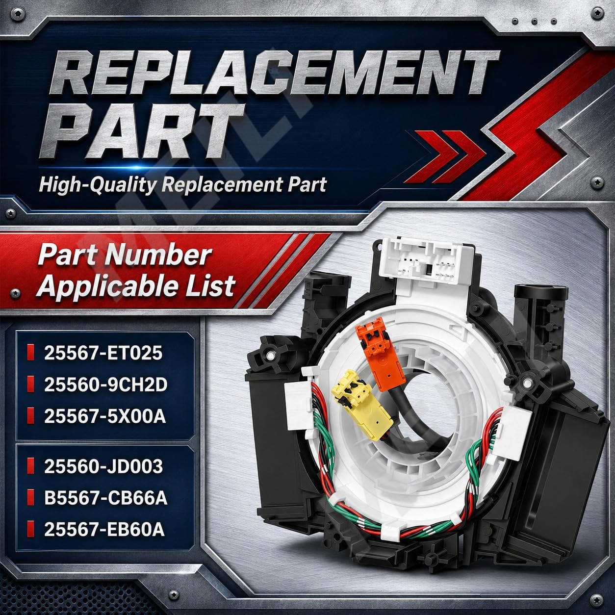 Premium Automotive Replacement Part Clock Suspension Springs Compatibility with Nissan Titan 2004-2015, Rogue 2007-2015, Versa/Sentra 2007-2012, Murano 2003-2007, Maxima/Quest/350Z 2004-2009